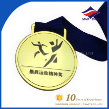 Professional metal fake gold custom commemoration medal